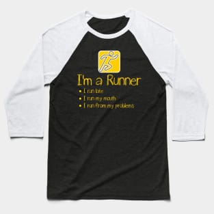 I'm a runner Baseball T-Shirt